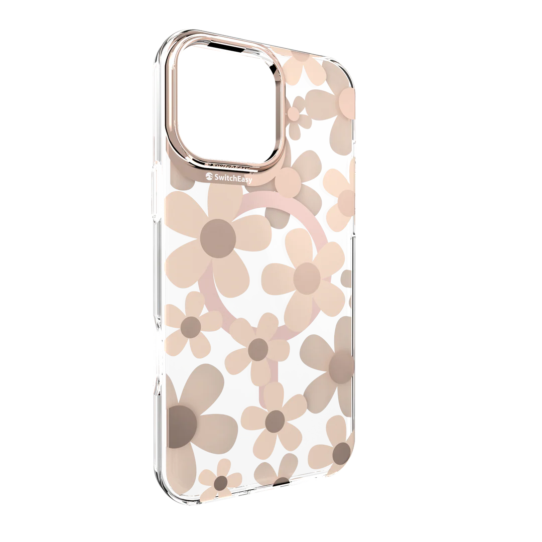 Switch Easy Fleur 3D Patterned Shockproof Case for iPhone 16 Series | MagSafe Switch Easy Fleur 3D Patterned Shockproof Case for iPhone 16 Series | MagSafe